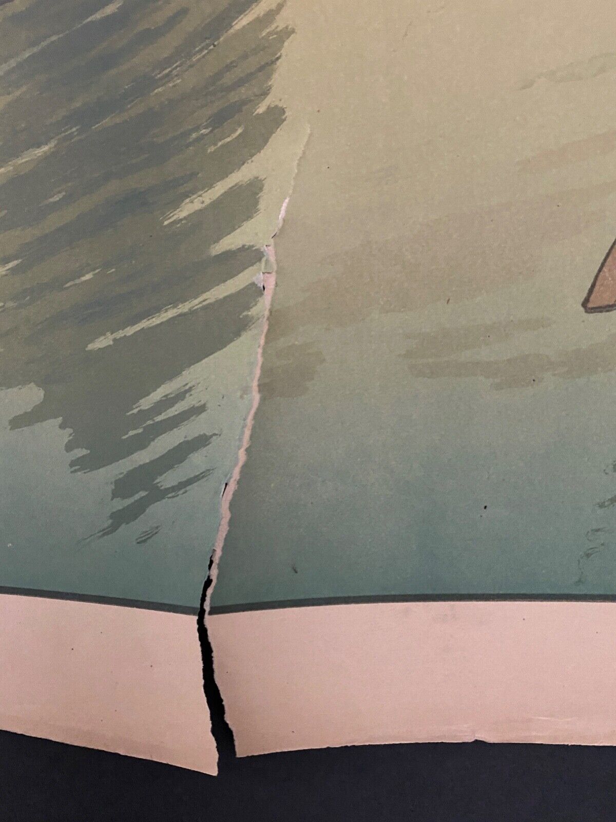 Lithograph by Henri Rivière The Sunset