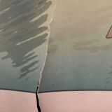 Lithograph by Henri Rivière The Sunset