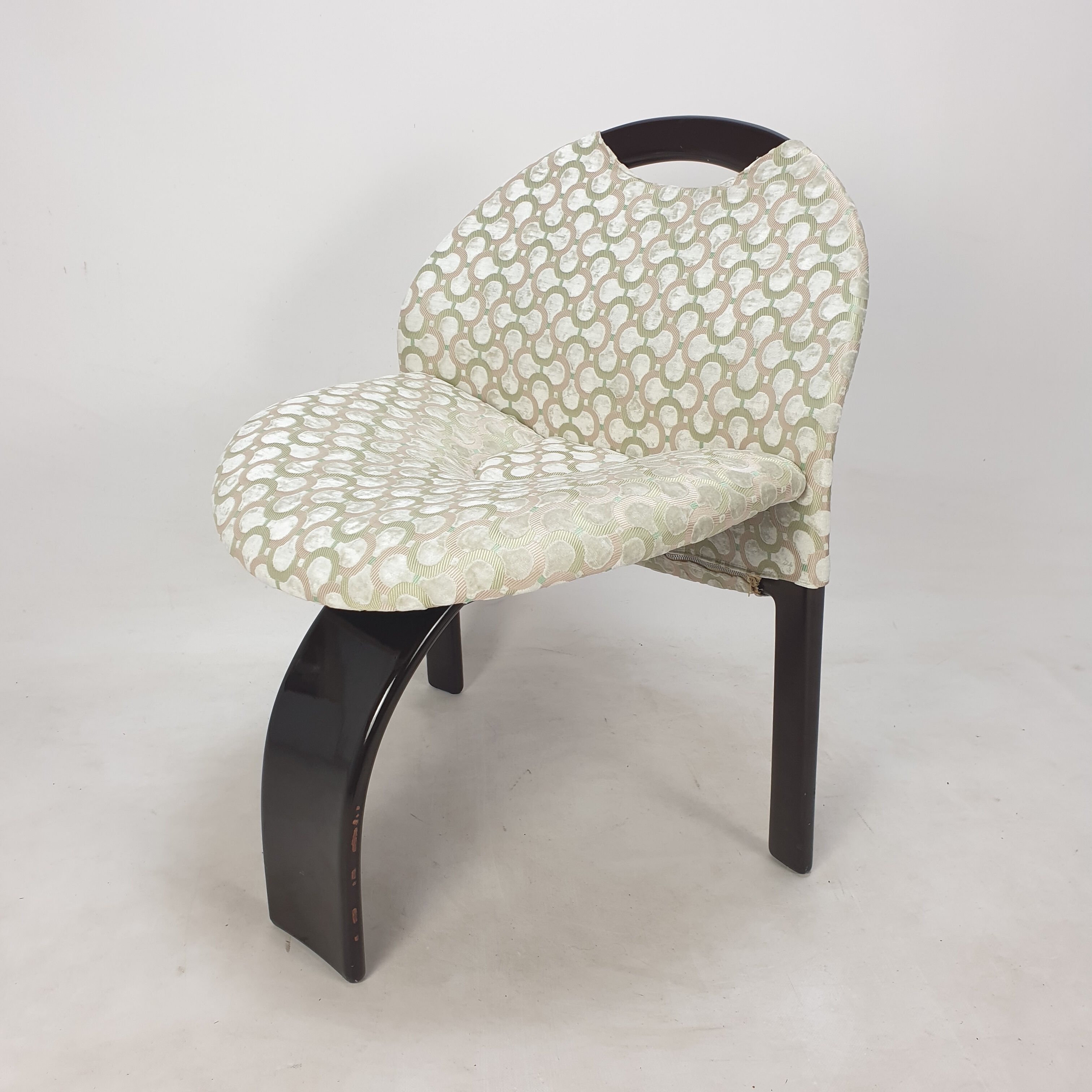 Set of 4 Giovanni Offredi Sail chairs by Saporiti Italy 1973