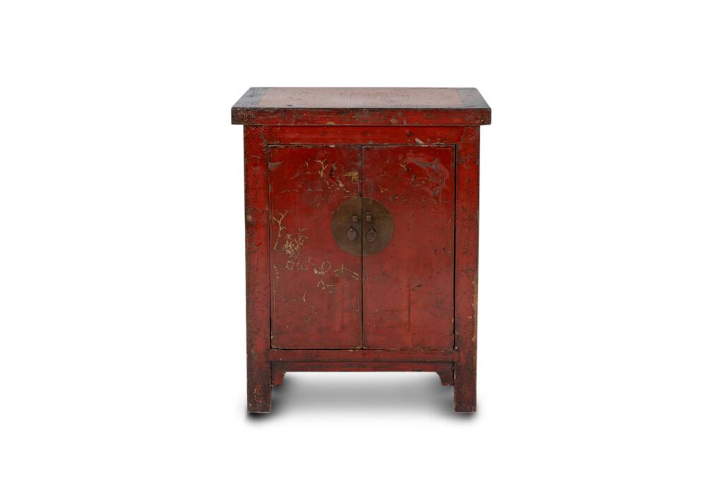 Two Chinese red lacquer sideboards. Nineteenth century.