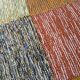 3 patchwork blankets knitted by hand