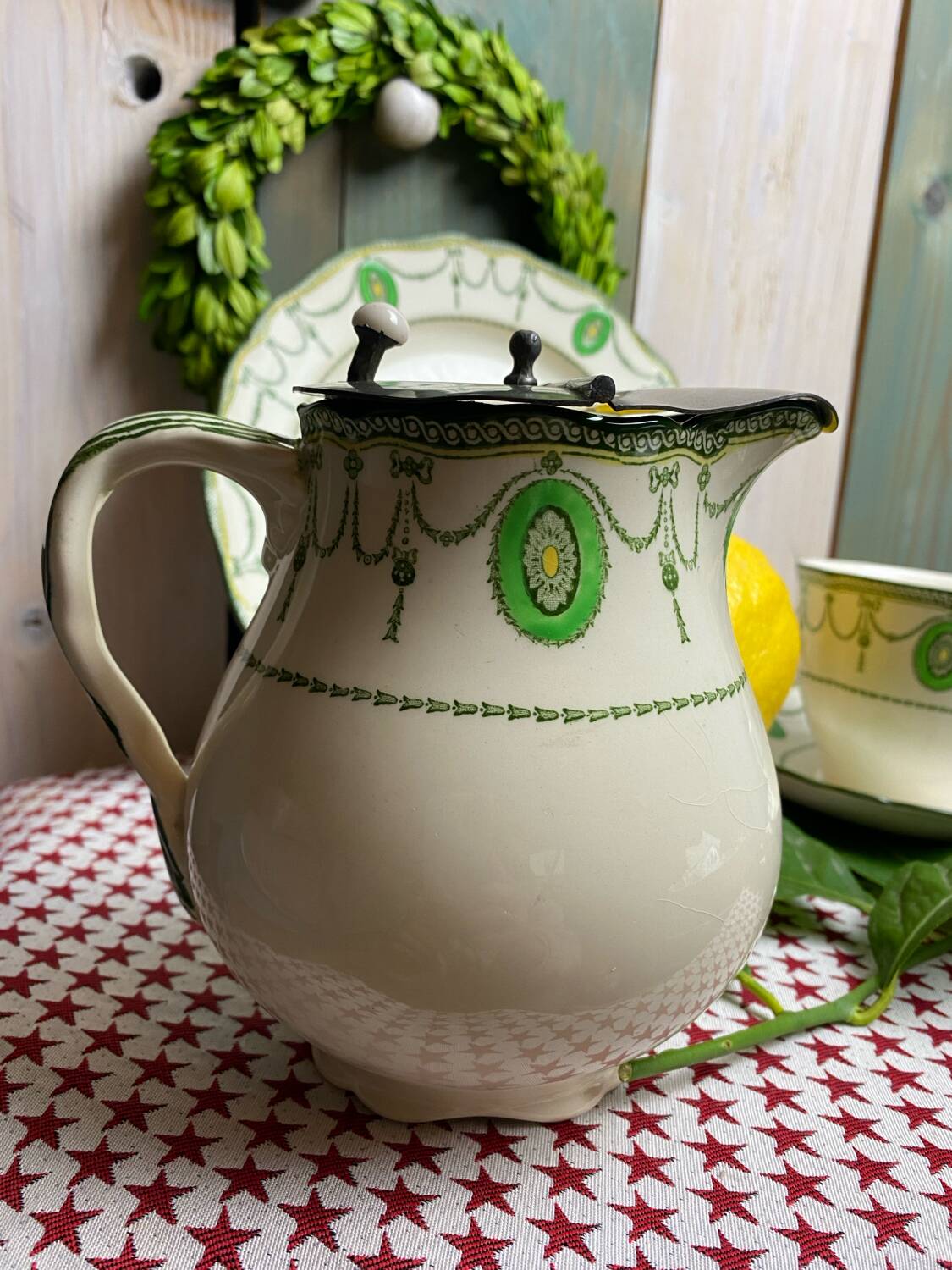 Antique Royal Doulton English Earthenware Teapot