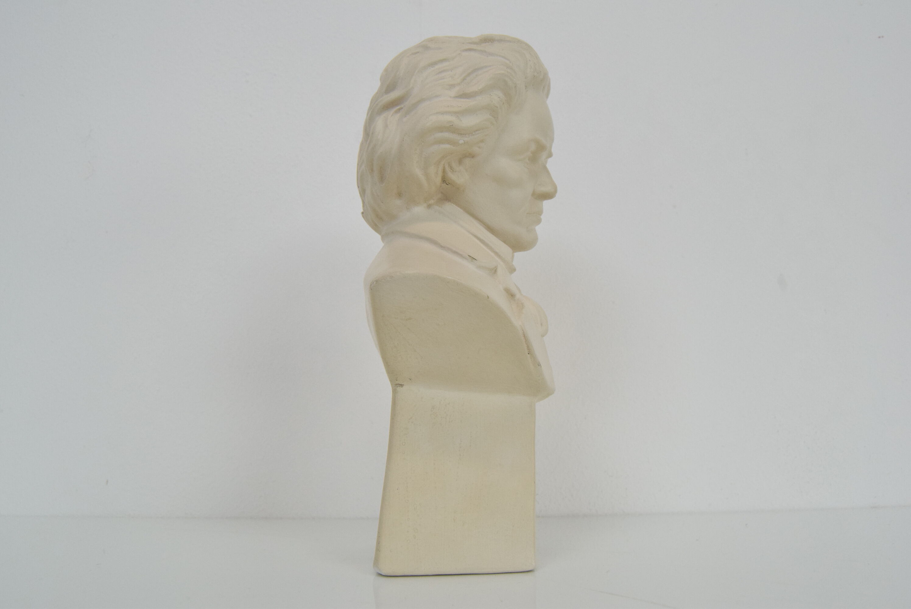 Mid-century plaster bust/sculpture of Ludwig van Beethoven,circa 1950