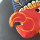Ancient Balinese mask carved and painted – Stylised peacock – Art p