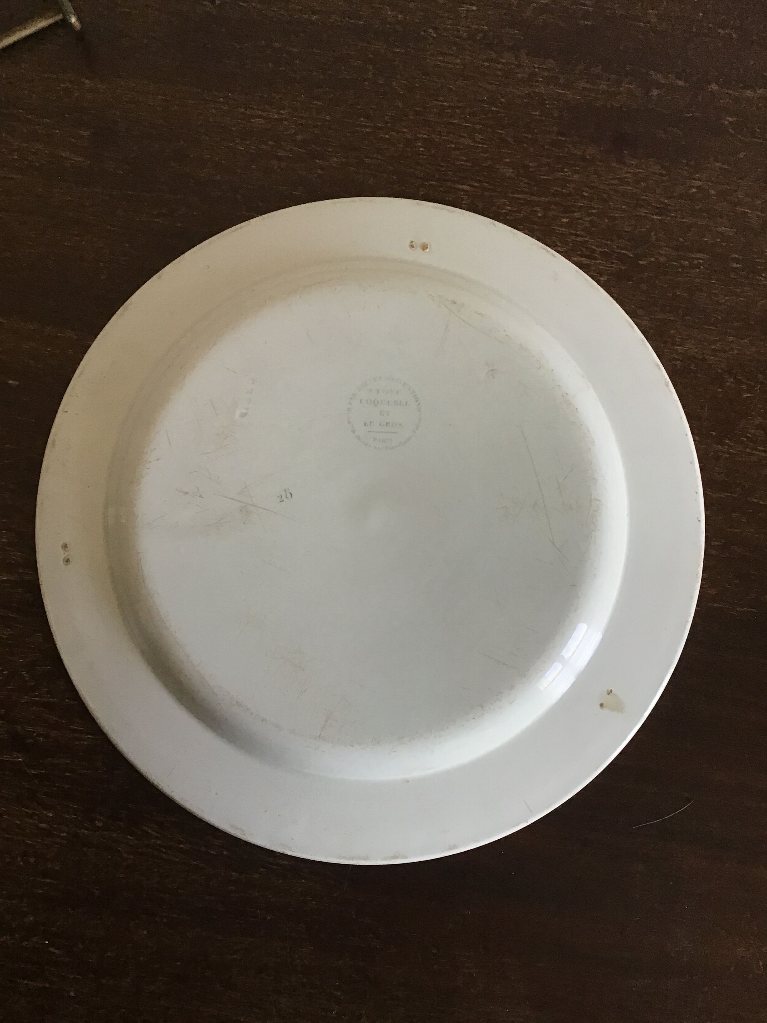 Creil Montereau Plate