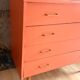 Vintage terracotta commode