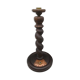 Old lamp foot in turned wood