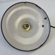 Old industrial enamel suspension night blue
