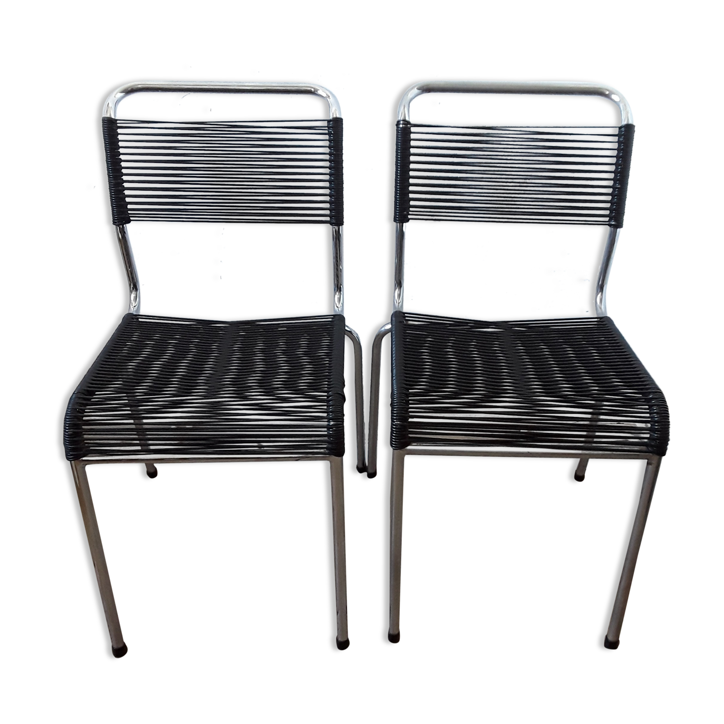 Vintage scoubidou chairs
