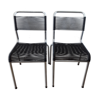 Vintage scoubidou chairs
