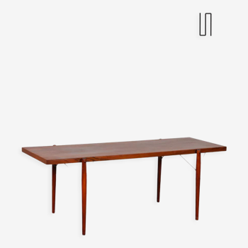 Table basse vintage en bois datant des années 1960