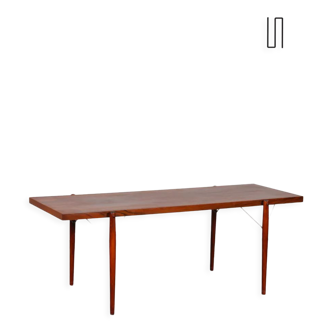 Table basse vintage en bois datant des années 1960