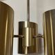 Lustre/suspension space age vintage 1970 alu brosse doree