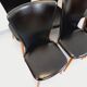 Set of 6 vintage Baumann Essor chairs in beech wood and skai