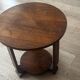 Art Deco oak pedestal table