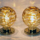 Pair of lamps DORIA lights globes MURANO New Old Stock
