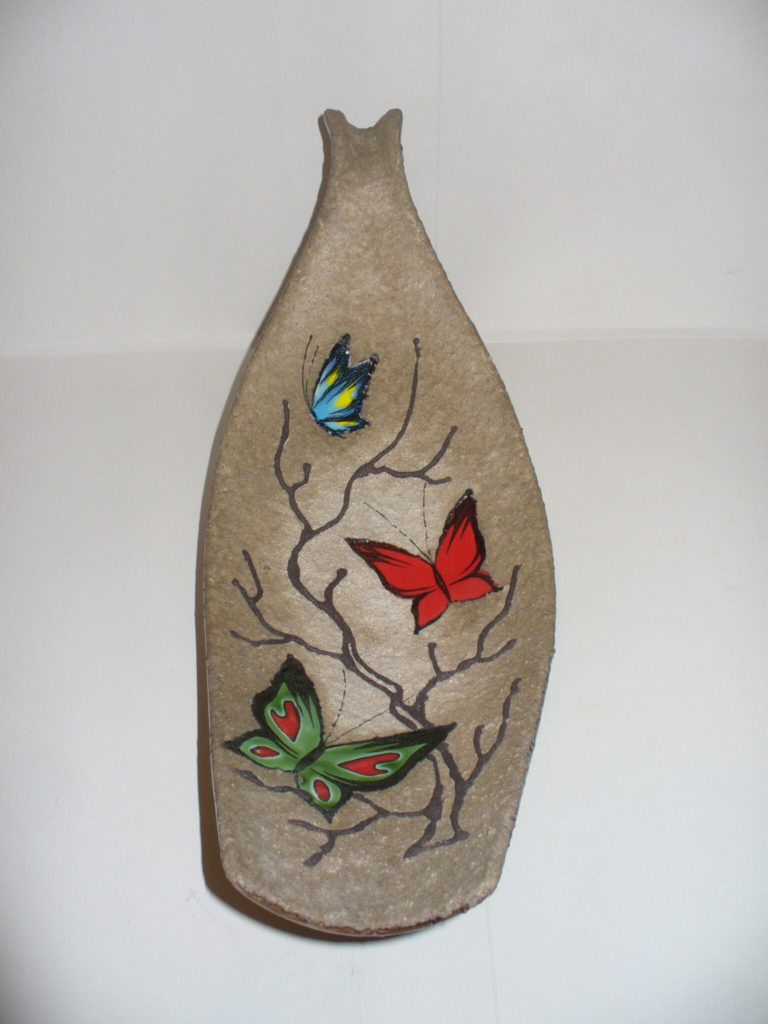 Butterfly fruit cup - Gabriel Fourmaintraux desvres