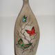 Butterfly fruit cup - Gabriel Fourmaintraux desvres