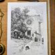 Printed in 1891, Santuario di San Mauro, Sardinia.