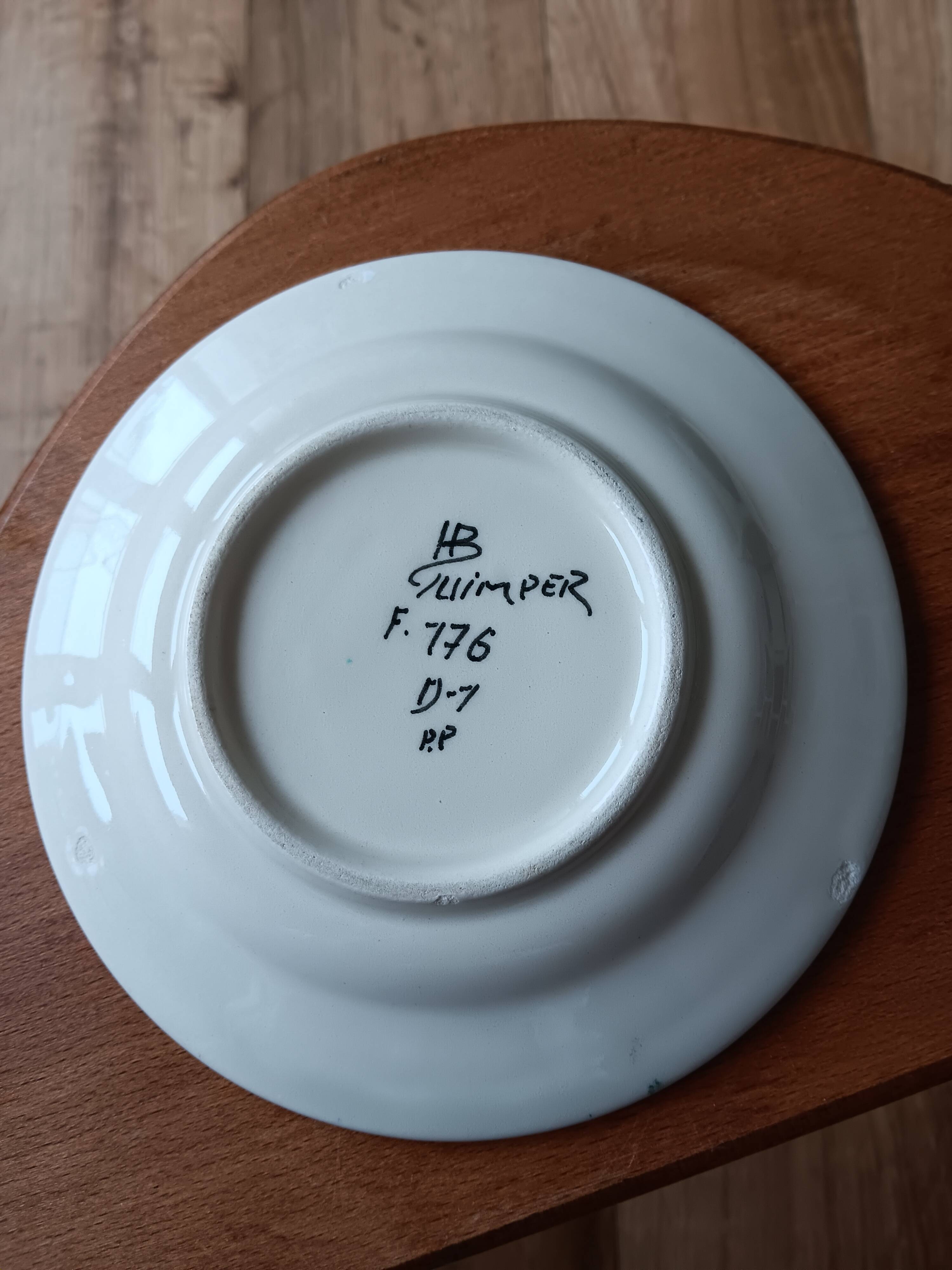 Small plate HB Quimper