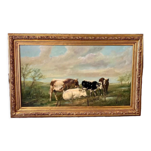 Tableau par Henry Schouten vaches