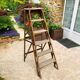 Wooden painter's stepladder