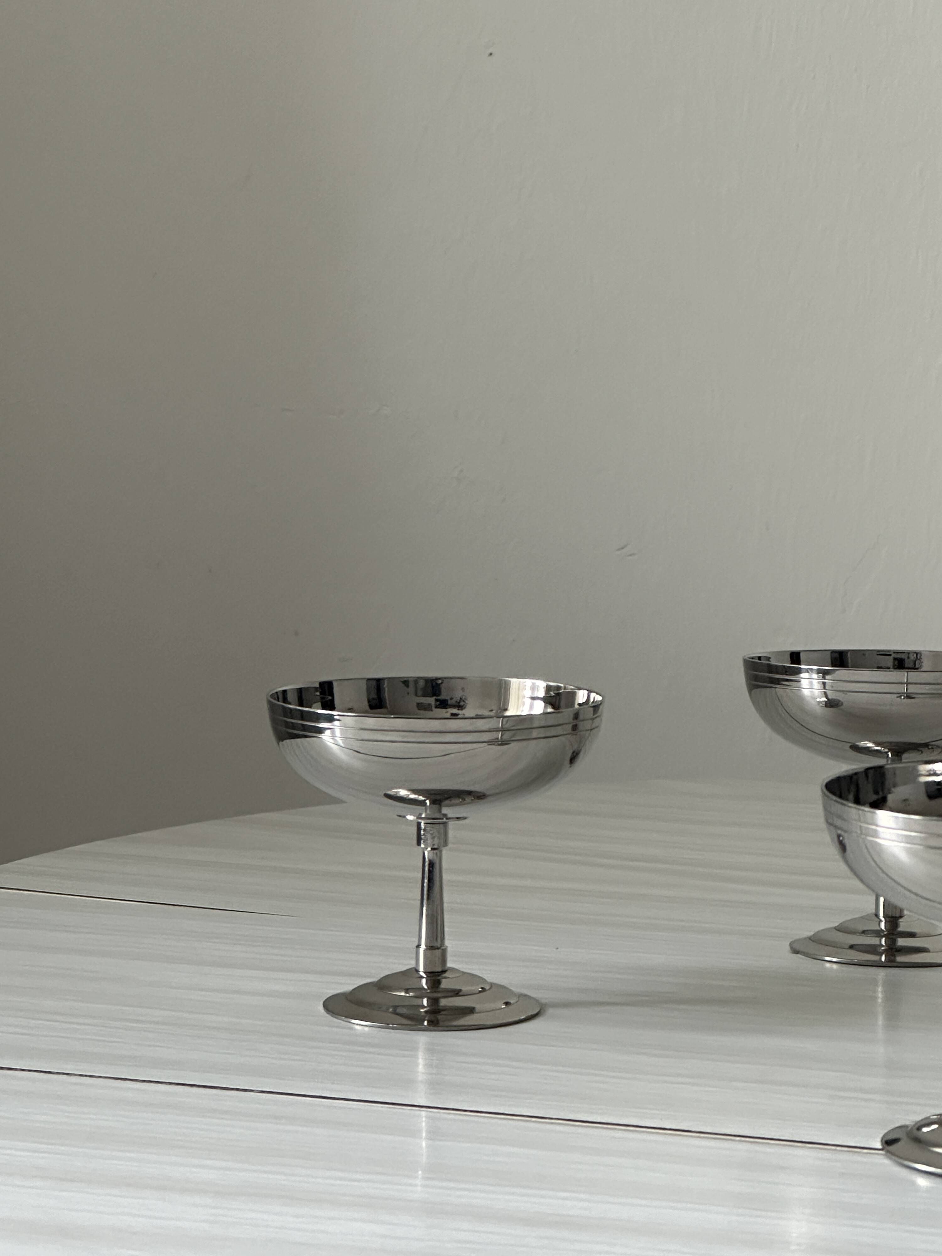 Etang Remy stainless steel bowls - Dessert service