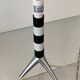 Lamp base, rocket shape, Deshoulières porcelain