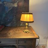 18th century Rococo style bronze lamp