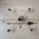 Chandelier 1950 modernist design arlus lunel