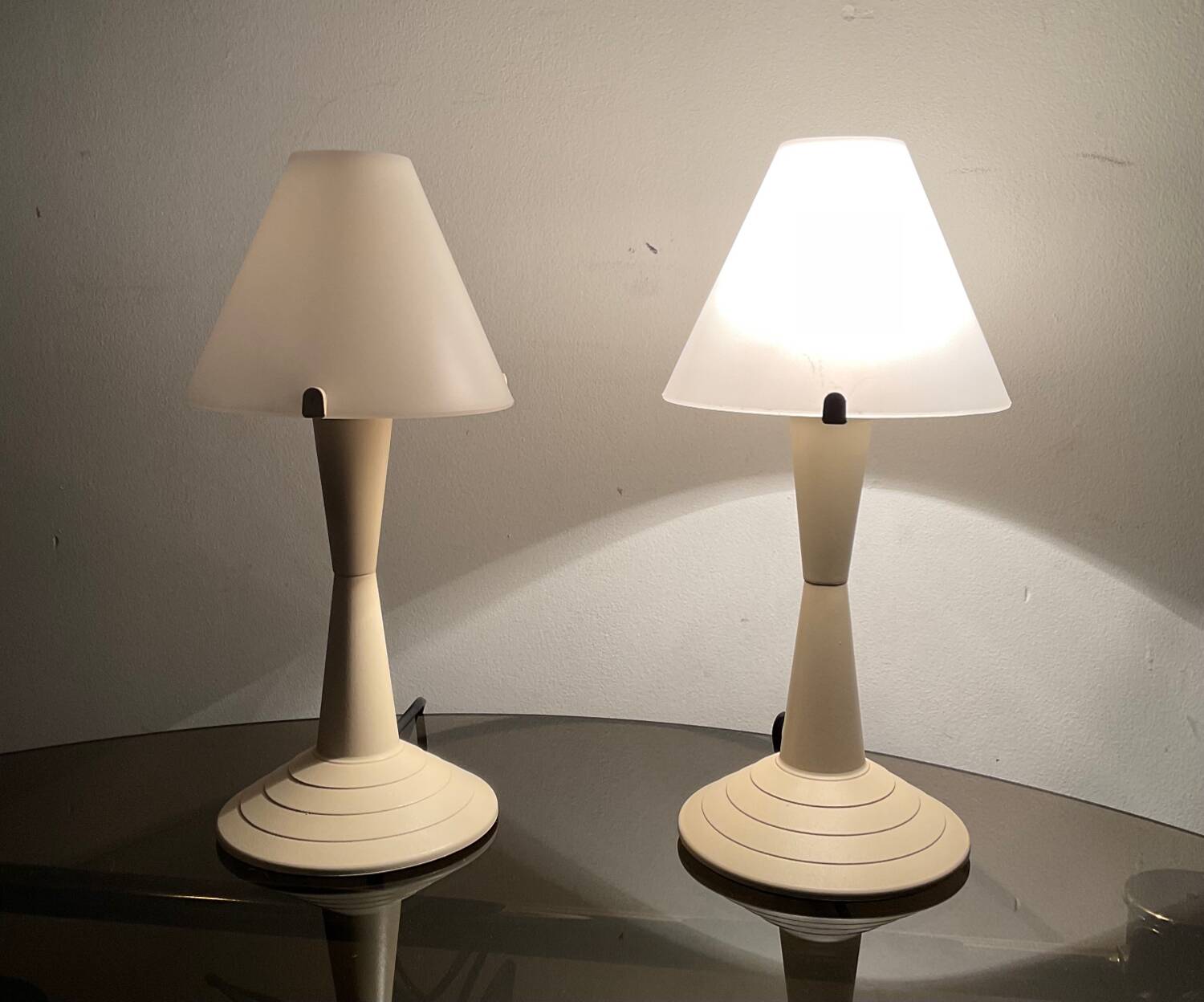 Pair of vintage Italy “Lulu” lamps