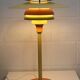 Lampe de bureau danoise unique en rose et vert par Lyskaer - Modèle 2252 -