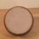 Sandstone ball vase signed Michel Dumont