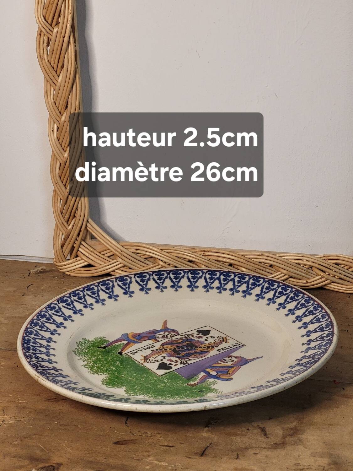 Assiette vintage