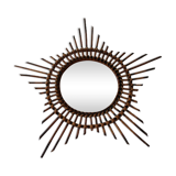 Star rattan mirror 660mm