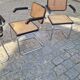 4 Cesca B64 armchairs by Marcel Breuer from the 1980s.