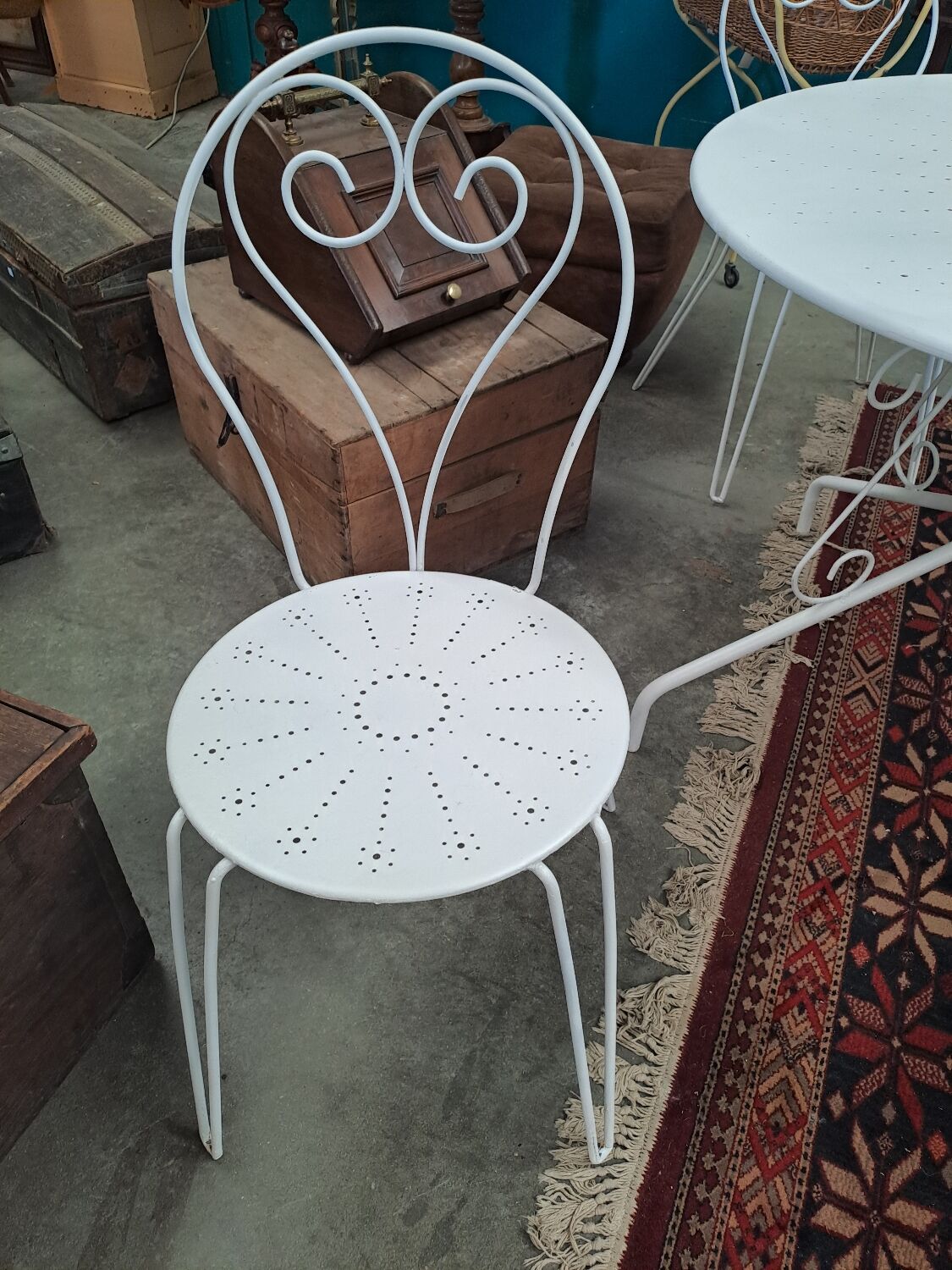Salon de jardin en fer forgé