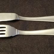 12 cutlery at art deco fish Christofle Atlas