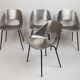 Suite de quatre chaises par Pierre Guariche pour Steiner