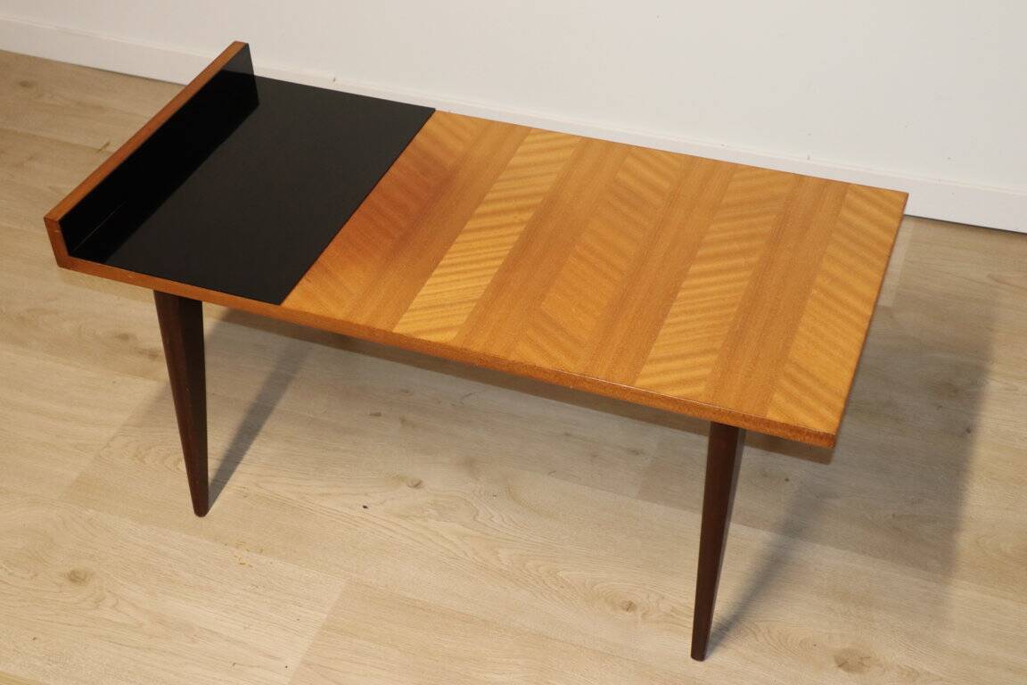 Vintage wooden coffee table, 1960s