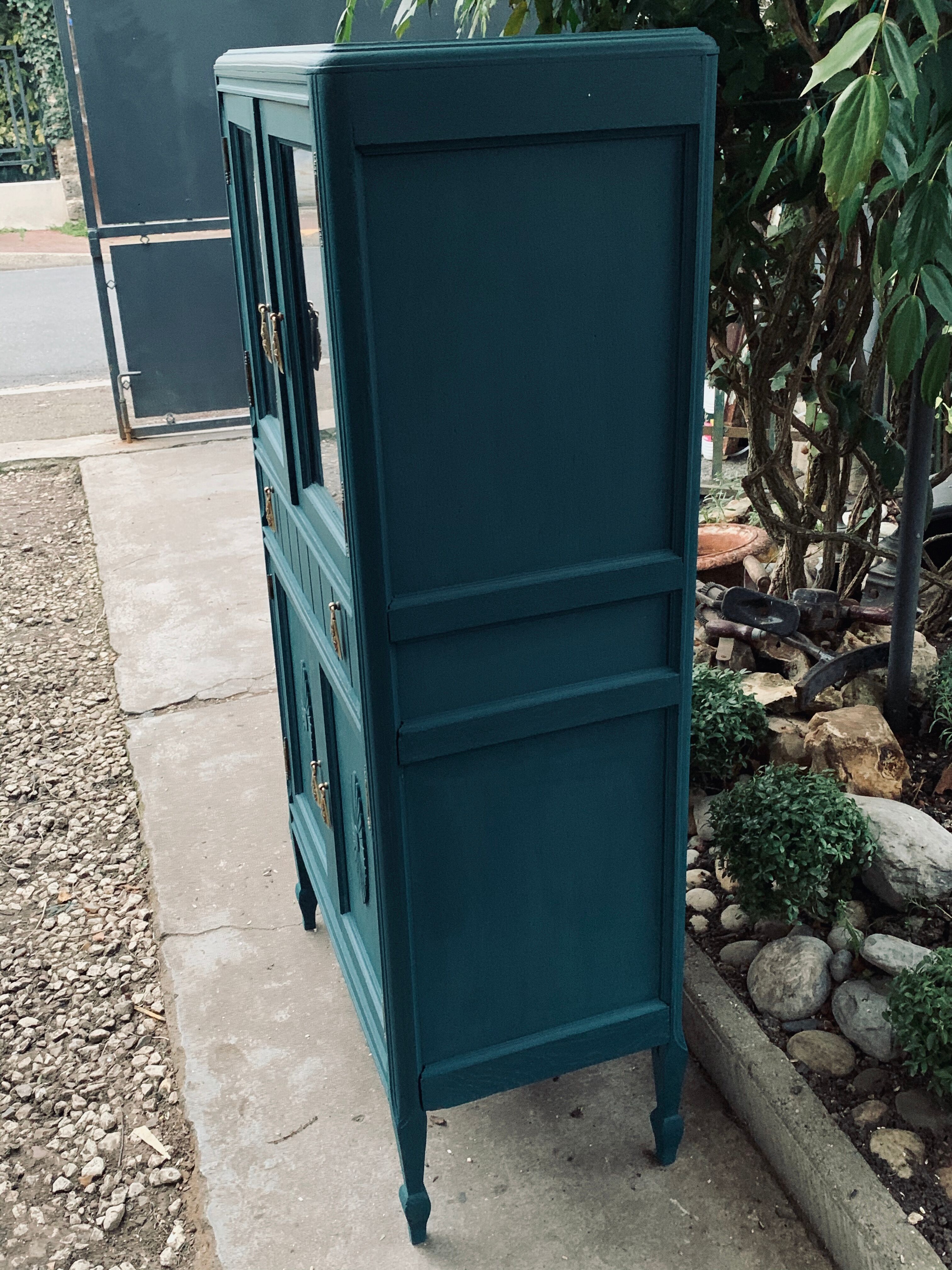 Art deco glass buffet