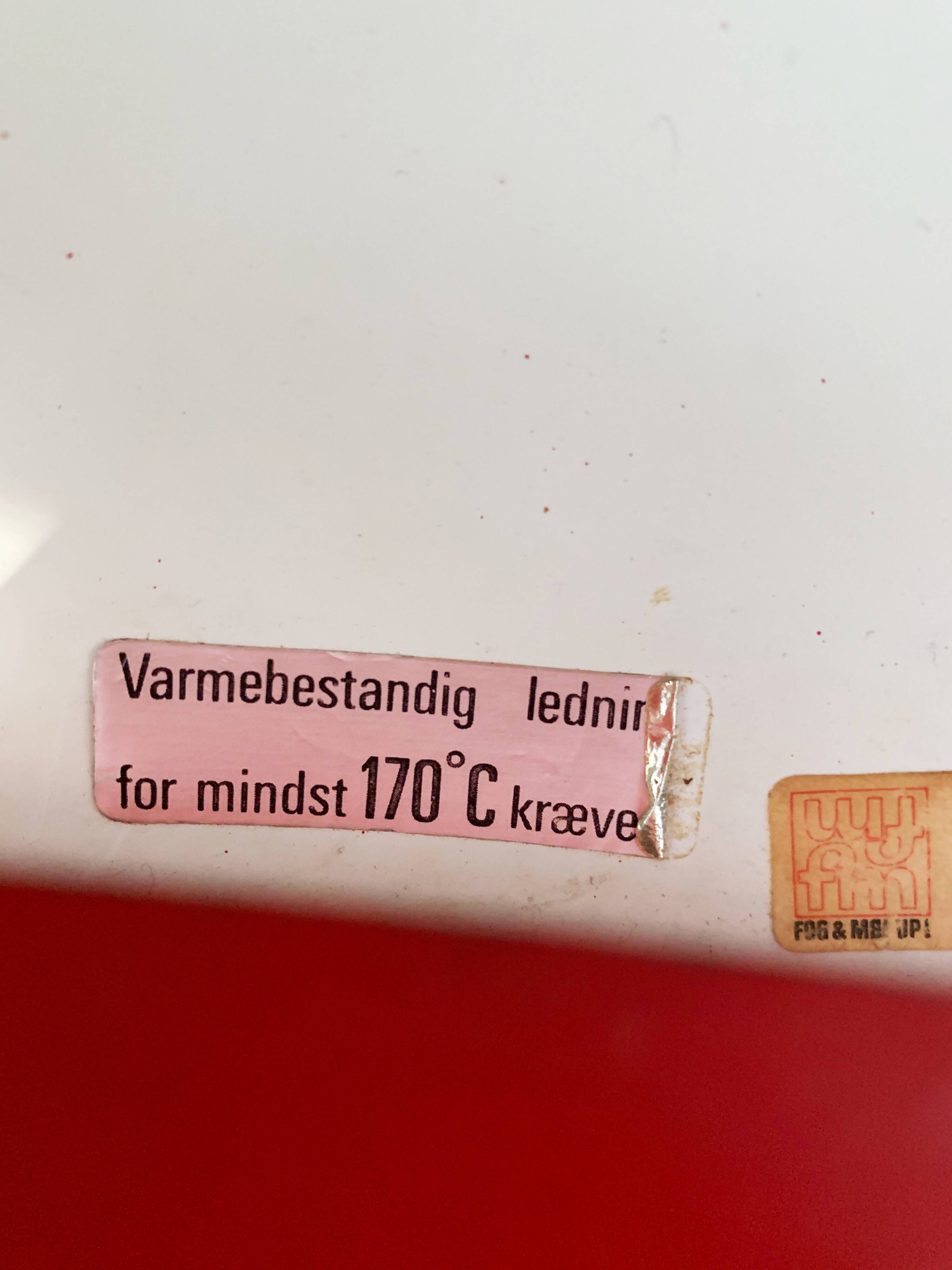 Hanging lamp by Jo Hammerborg In The 70