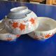 Set of Japanese porcelain cups
