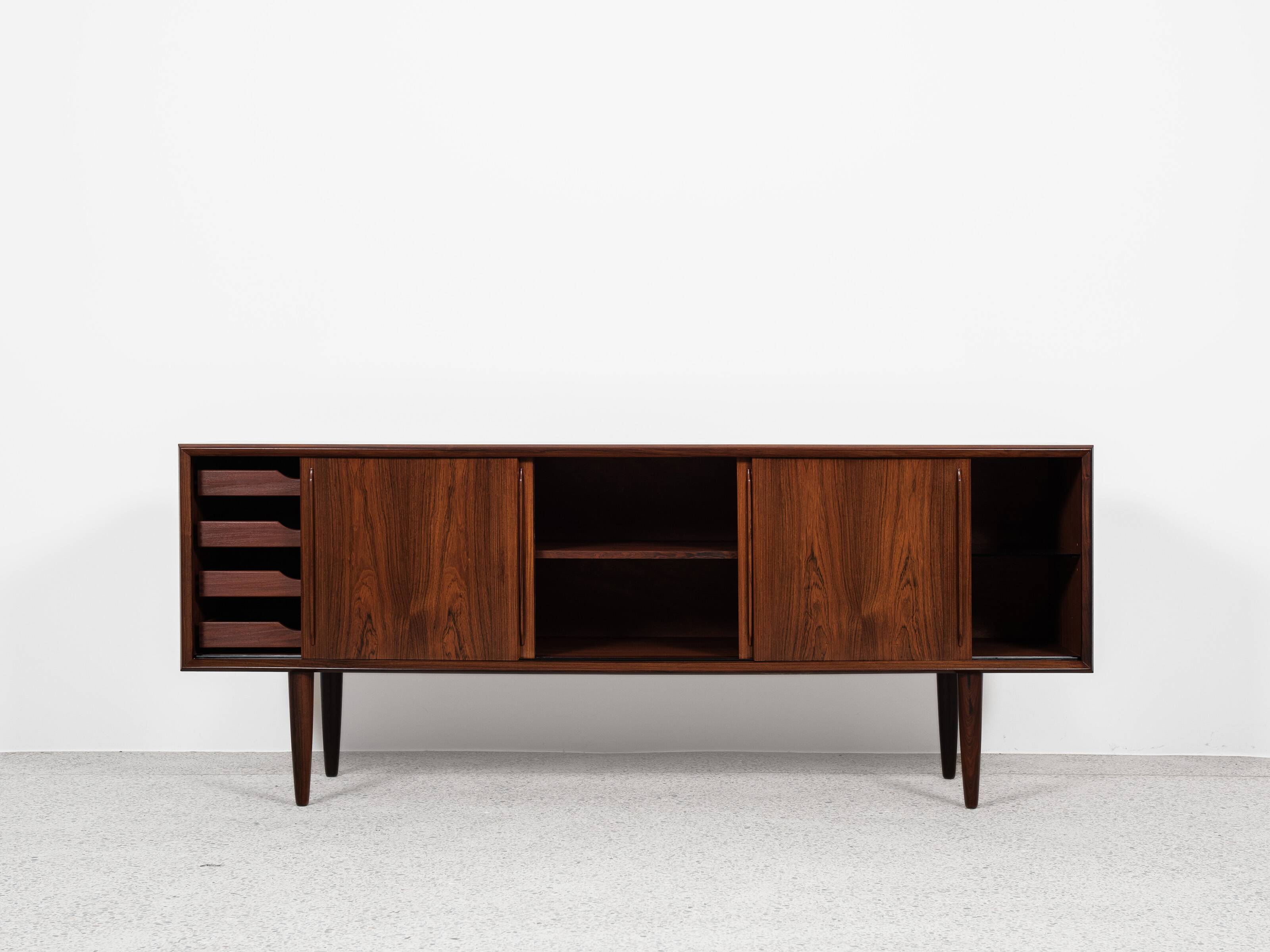 Midcentury Danish sideboard in rosewood by Svend Aage Madsen for HP Hansen