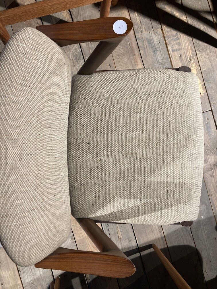 Model 42 teak dining chairs by Kai Kristiansen for Schou Andersen