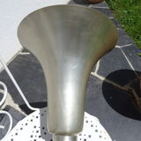 Mahogany art deco floor lamp