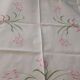 Grande nappe brodée tulipes