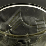 Pressed glass vase