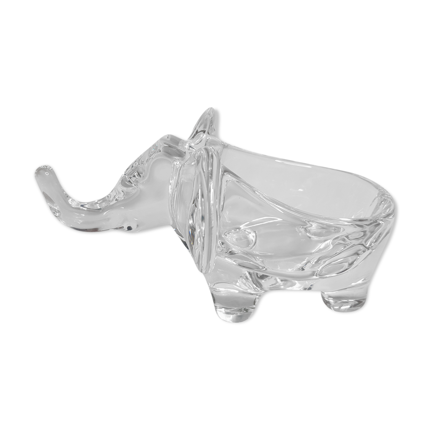 Catchall "Elephant" in crystal "Art Vannes France"