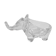 Catchall "Elephant" in crystal "Art Vannes France"